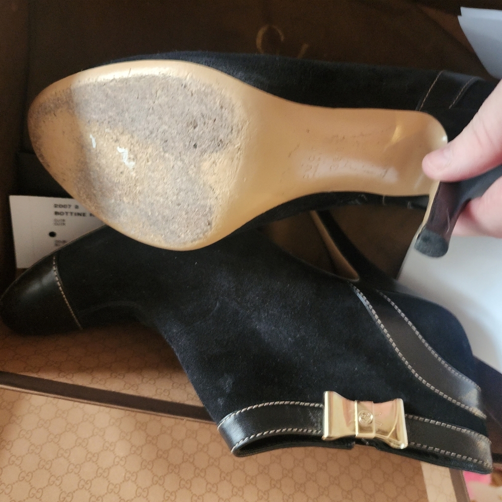 Gucci Suede Booties - Picture 2 of 6